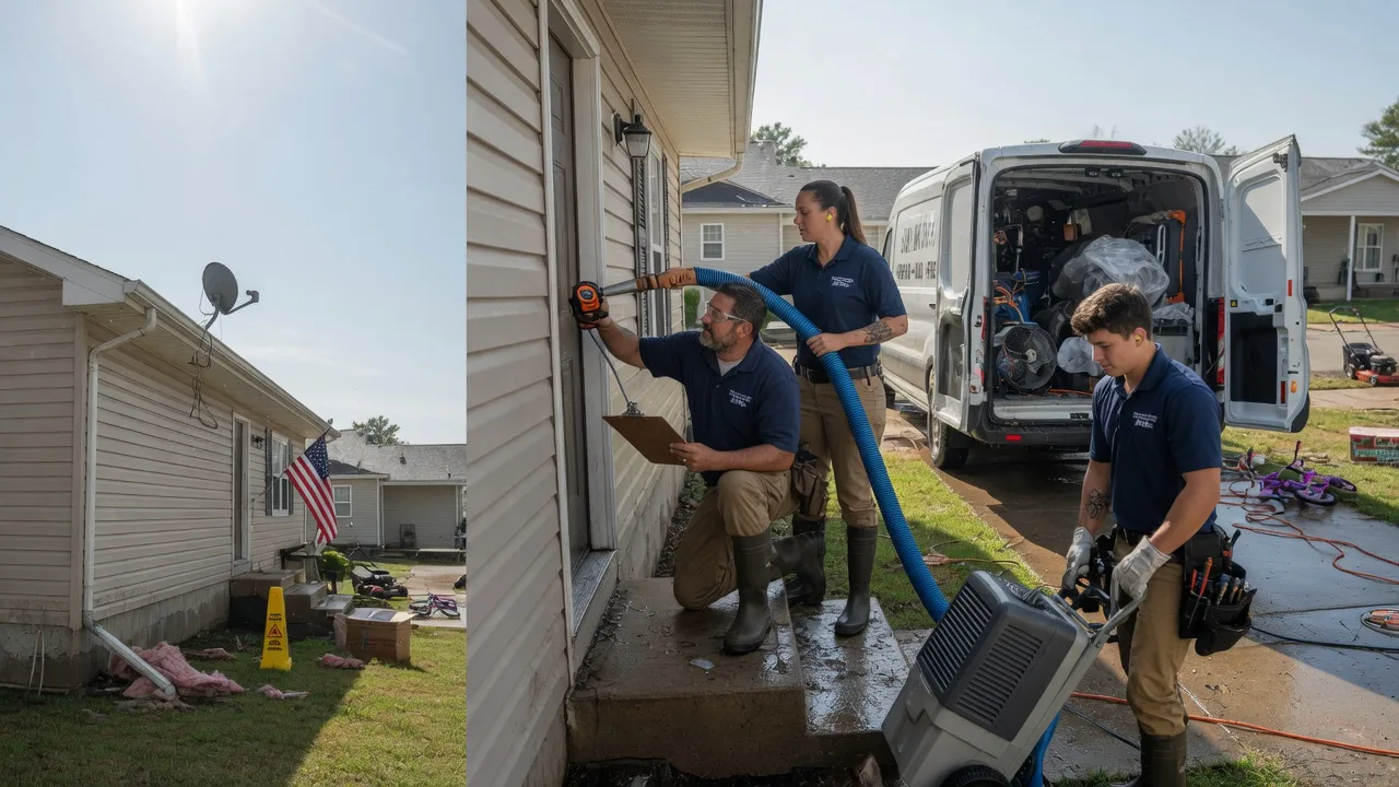 Ceiling Water Damage Restoration in Spavinaw, OK near me